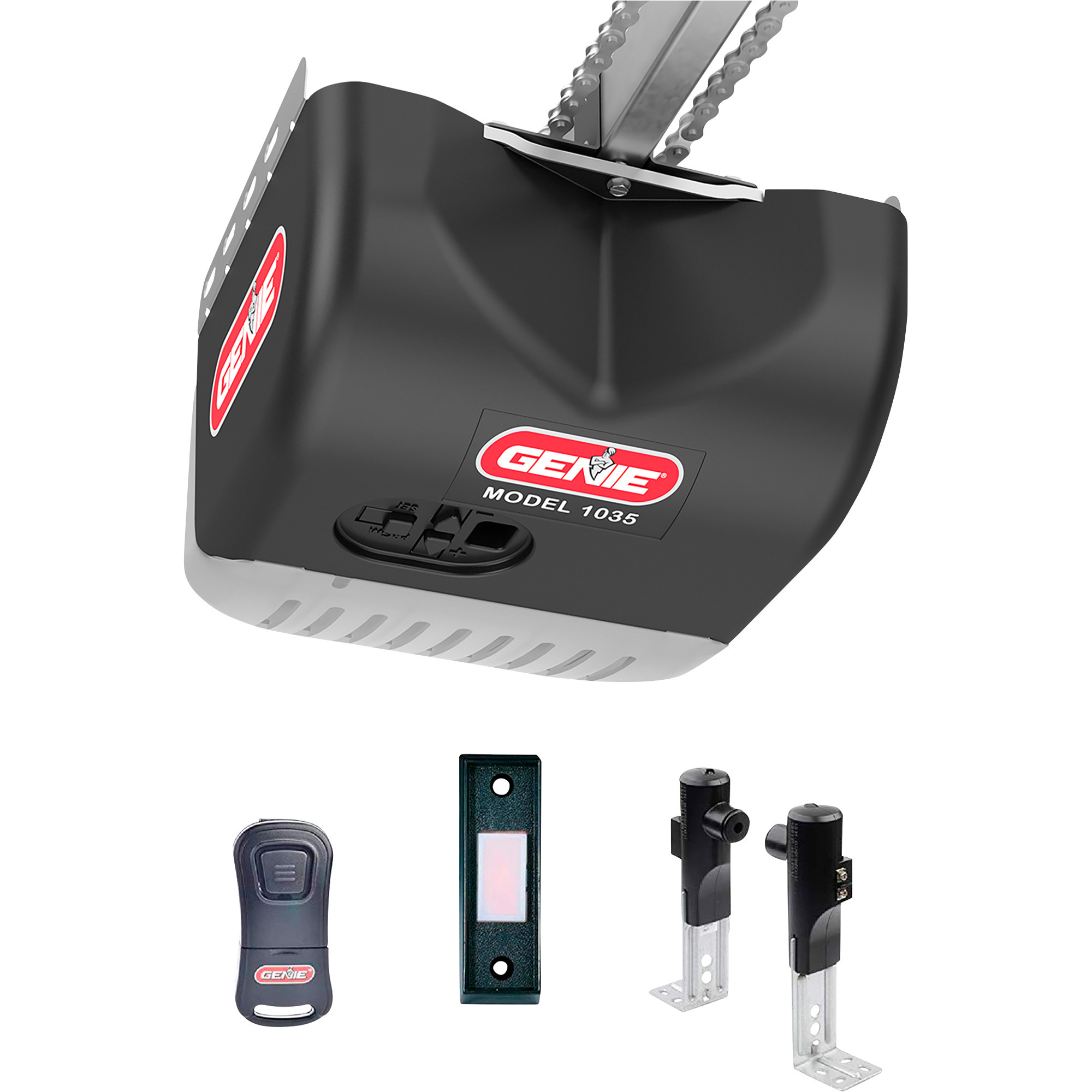 Genie QuietLift 750 Chain Drive Garage Door Opener, Model# 1035-V